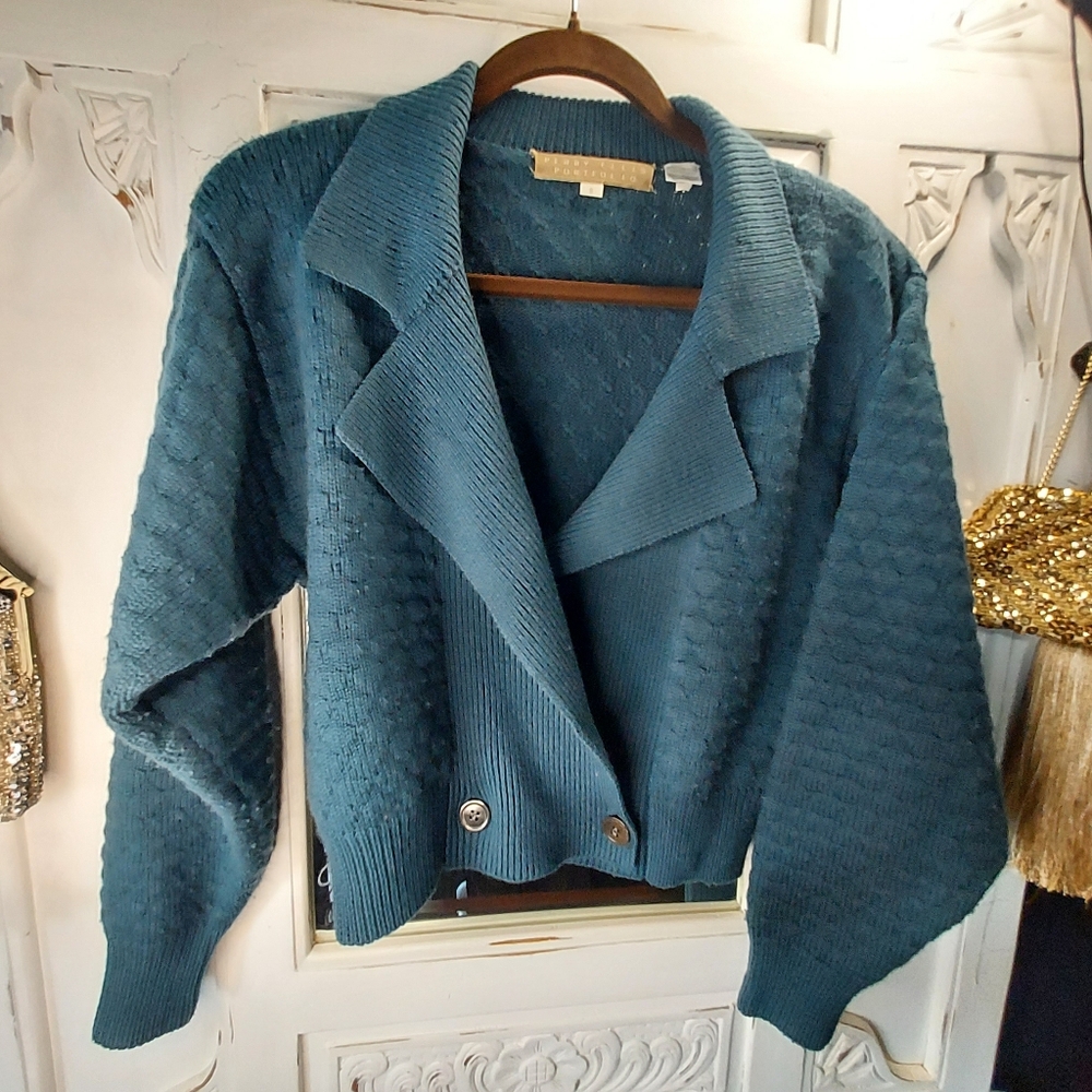 Perry Ellis Blue wool Sweater